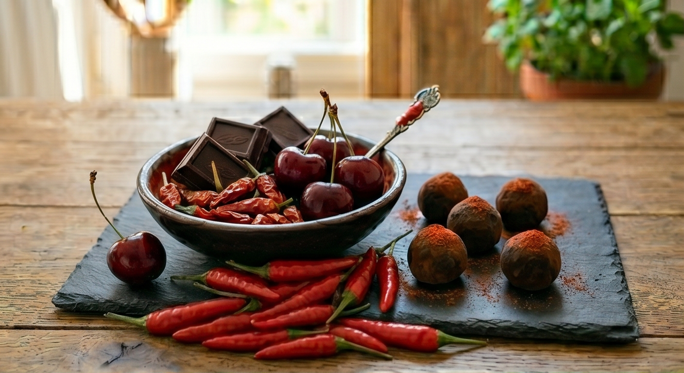 Schoko-Kirsche-Chilli